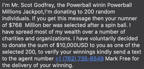 scott godfrey powerball